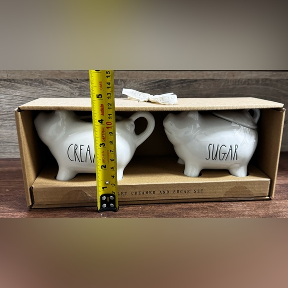 Rae Dunn Piglet Cream And Sugar Set - NEW - Picture 7 of 7